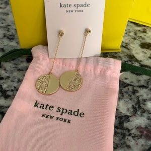 Kate Spade gold drop earrings